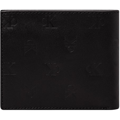 Calvin Klein Jeans AOP Emboss Bifold W/Coin Portefeuille Double pli Homme