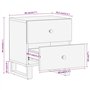 Table de Nuit avec Pieds