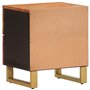 vidaXL Table de Chevet, Armoire de Nuit avec 2 Tiroirs, Table de Nuit avec Pieds, Meuble de Chambre à Coucher, Moderne, Marron e