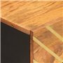 vidaXL Table de Chevet, Armoire de Nuit avec 2 Tiroirs, Table de Nuit avec Pieds, Meuble de Chambre à Coucher, Moderne, Marron e