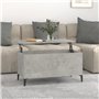 Tavolino Salotto Grigio Cemento 90x44