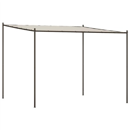 vidaXL Belvédère Blanc 3x3 m 180 g/m² Tissu et Acier