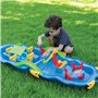 Table de Jeu à Eau Repliée avec Poignée Jardin Terrasse