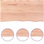 vidaXL Dessus de Table, Remplacement du Plateau de Table avec Bord Vif, Tableau de Bricolage Intérieur, Bois Massif Traité Bordu