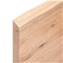 vidaXL Dessus de Table, Remplacement du Plateau de Table avec Bord Vif, Tableau de Bricolage Intérieur, Bois Massif Traité Bordu