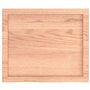 vidaXL Dessus de Table Marron Clair Bois chêne Massif traité, Dessus de Table de Remplacement, Dessus de Table Basse, Planche de