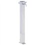 vidaXL Colonne à Eau de Jardin 40 cm Acier Inoxydable carré