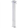 vidaXL Colonne à Eau de Jardin 60 cm Acier Inoxydable carré
