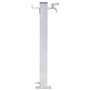 vidaXL Colonne à Eau de Jardin 60 cm Acier Inoxydable carré, Robinet de Jardin, Robinet sur Pied, Colonne de Robinet de Jardin