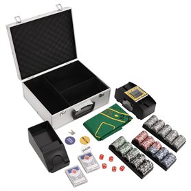 vidaXL Jeu de jetons de Poker 300 pcs 11