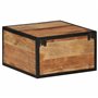 vidaXL Table de Chevet Murale, Armoire de Nuit Suspendue, Meuble de Rangement Flottant Chambre à Coucher Intérieur, Bois Massif 