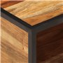 vidaXL Table de Chevet Murale, Armoire de Nuit Suspendue, Meuble de Rangement Flottant Chambre à Coucher Intérieur, Bois Massif 