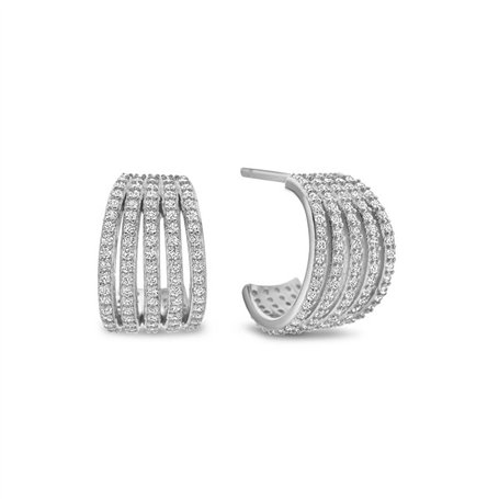 Boucles d´oreilles Femme New Bling 9NB-1427 Argenté