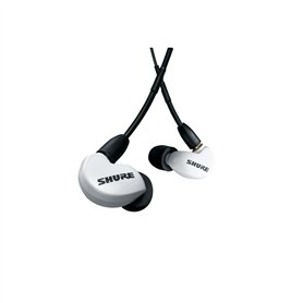 Casque bouton Shure 010-21-134 Blanc Noir
