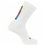Chaussettes de Sport Salomon Pulse Race Flag Crew Blanc