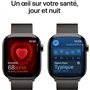 Apple Watch Series 10 GPS + Cellular - 46mm - Boîtier Slate Titanium - Bracelet Slate Milanese Loop - M/L