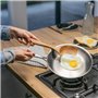Brigade - Poele en acier inoxydable 20 cm - LIVOO - MEP157 - Acier inoxydable Triply - Tous feux dont induction - Made in France