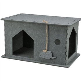 Abri - TRIXIE - Lene - Feutre - 54 x 30 x 35  cm - Gris