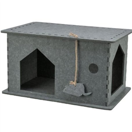Abri - TRIXIE - Lene - Feutre - 54 x 30 x 35  cm - Gris