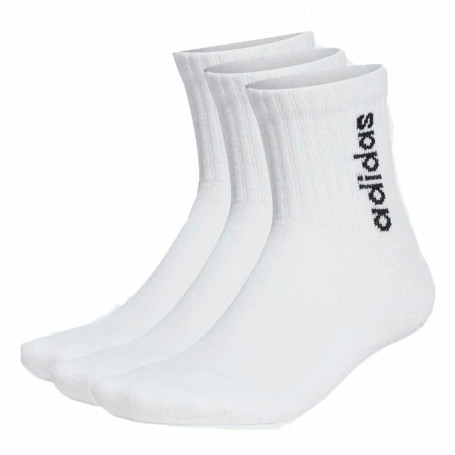 Chaussettes de Sport Adidas C Lin Vertic 3P Blanc 46-48