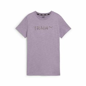 T-shirt à manches courtes femme Puma Graphic Train Lavande