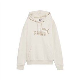 Sweat à capuche femme Puma Essentials+ Animal Fl Blanc