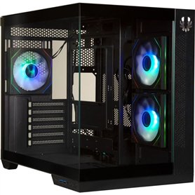 Boîtier PC - BITFENIX - Triton - Cube - ATX - Noir - Verre trempé - USB-C et A-RGB
