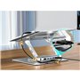 Support Pliable et Réglable pour Portable Unitek D1109B01 Aluminium