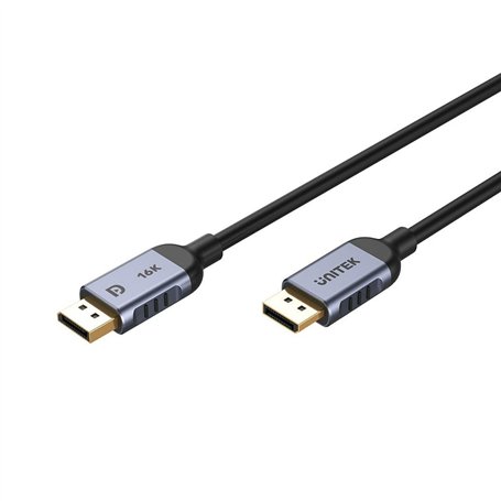 Câble DisplayPort Unitek C1628GY01-2M Noir Gris 2 m