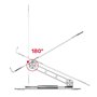 Support Pliable et Réglable pour Portable Unitek OT180SL01 Aluminium