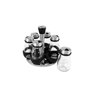 Étagère d'épices en acier inoxydable Quttin 17,8 X 17,8 X 16,3 CM (6 Pièces) (8 Unités)