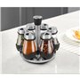 Étagère d'épices en acier inoxydable Quttin 17,8 X 17,8 X 16,3 CM (6 Pièces) (8 Unités)