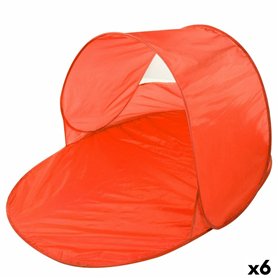 pare-vent de plage Aktive 130 x 72 x 85 cm (6 Unités)