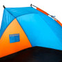 pare-vent de plage Aktive 200 x 120 x 125 cm Bleu Orange (4 Unités)