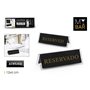 Plaque d'identification My Bar RESERVADO / RESERVED 12 x 4 cm 2 mm 24 Unités