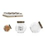 Pot en verre La Mediterránea WOOD 180 ml (60 Unités)
