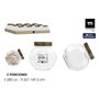 Pot en verre La Mediterránea WOOD 280 ml (48 Unités)
