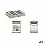Pot en verre La Mediterránea WOOD 120 ml (96 Unités)