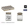 Pot en verre La Mediterránea WOOD 120 ml (96 Unités)