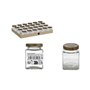 Pot en verre La Mediterránea WOOD 120 ml (96 Unités)