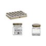 Pot en verre La Mediterránea WOOD 60 ml (72 Unités)