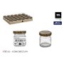Pot en verre La Mediterránea WOOD 50 ml (48 Unités)