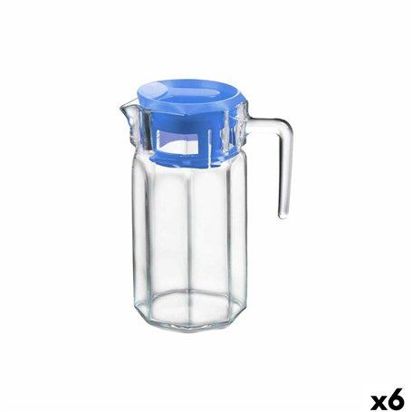 Carafe avec Couvercle et Doseur La Mediterránea Crossfire verre (6 Unités)