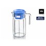 Carafe avec Couvercle et Doseur La Mediterránea Crossfire verre (6 Unités)