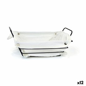 Corbeille à Pain My Bar Blanc Métal Rectangulaire 29 x 20 x 11