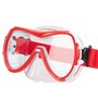 Masque de Plongée avec Tube AquaSport Noir Rouge (6 Unités)