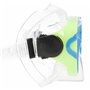 Masque de Plongée avec Tube AquaSport Bleu Rose (6 Unités)