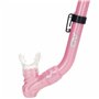 Masque de Plongée avec Tube AquaSport Bleu Rose (6 Unités)