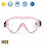 Masque de Plongée avec Tube AquaSport Bleu Rose (6 Unités)