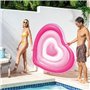Matelas Gonflable Intex Coeur 135 x 155 x 25 cm Rose (6 Unités)